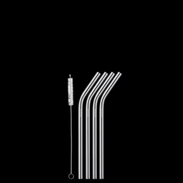 Smoothie Rör Stainless Steel – Silver – Aya & Ida