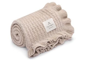 Frill Beige – Bambus/Bómullar Teppi – My Memi