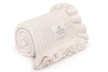 Frill Cream – Bambus/Bómullar Teppi – My Memi