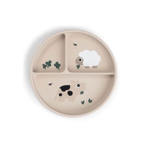 Stick & Stay Compartment Plate – Tiny Farm