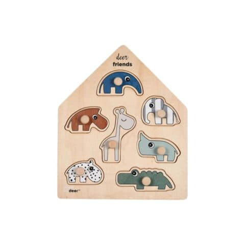 Peg Puzzle – Deer Friends
