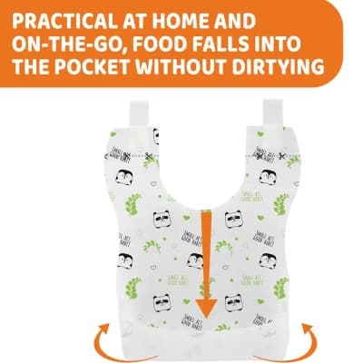 Chicco endurvinnanlegir einnota smekkir– 36 stk í kassa