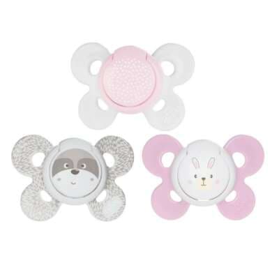 Chicco PhysioForma Comfort Snuð Silicone – Bleik 0-6M 2stk