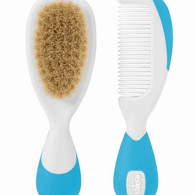 Chicco hárburstasett – Blátt