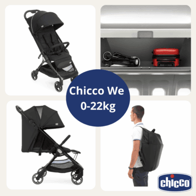 Chicco We Kerra 0-22kg Svört