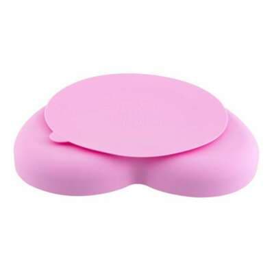 Chicco Silicone Hjarta Diskur – Bleikur