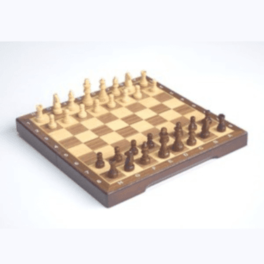 12″ Magnetic Chess Folding Set with Notation