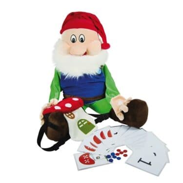 Álfur með bakpoka – Handbrúða