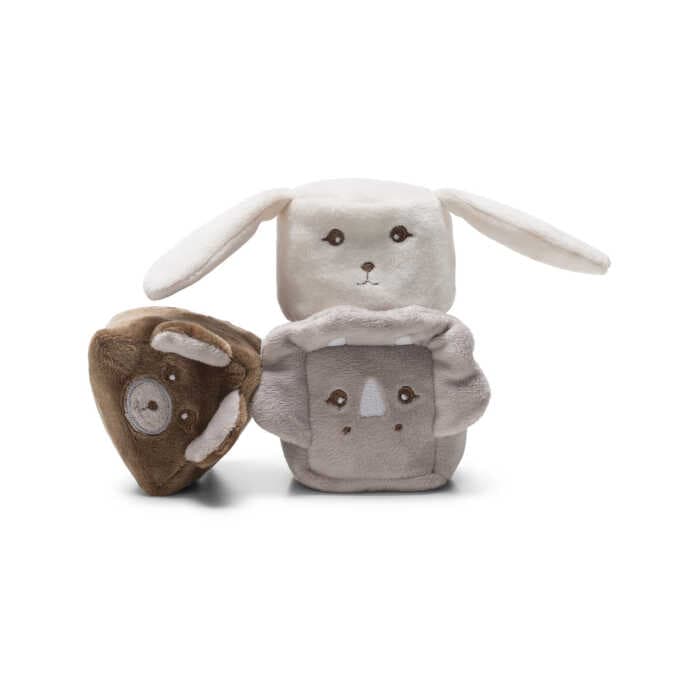 Mjúkir Kubbar – Dino, Bear & Bunny