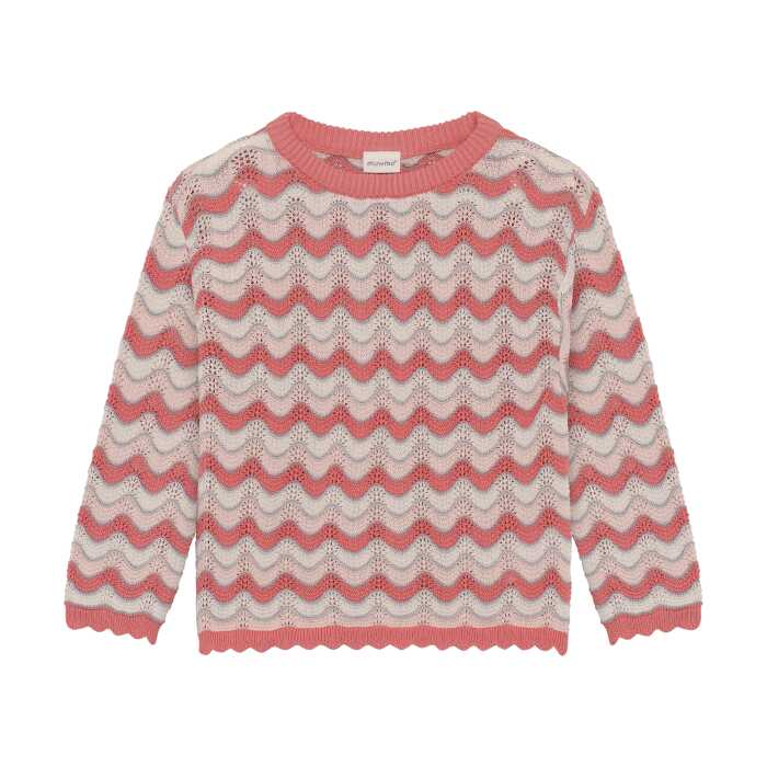 Peysa – Prjónuð – Peach Blush