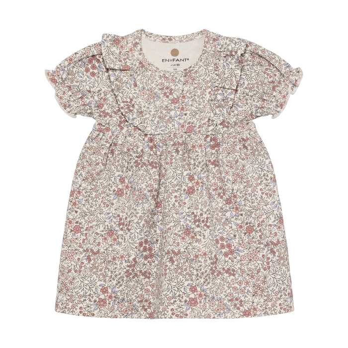 Kjóll – Flowers – Eggnog