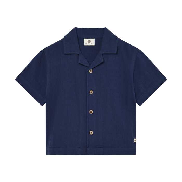 Skyrta – Muslin – Medieval Blue