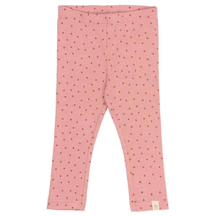 Leggings – Heart – Dusty Rose