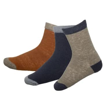 Bruse Merino Ullarsokkar 3pk – Roasted Pecans