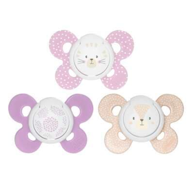 Chicco PhysioForma Comfort Snuð Silicone – Bleik 6-16M 2stk