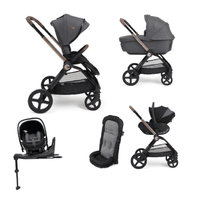 Chicco Mysa kerra með vagnstykki og Chicco First Seat Recline Bílstóll og base